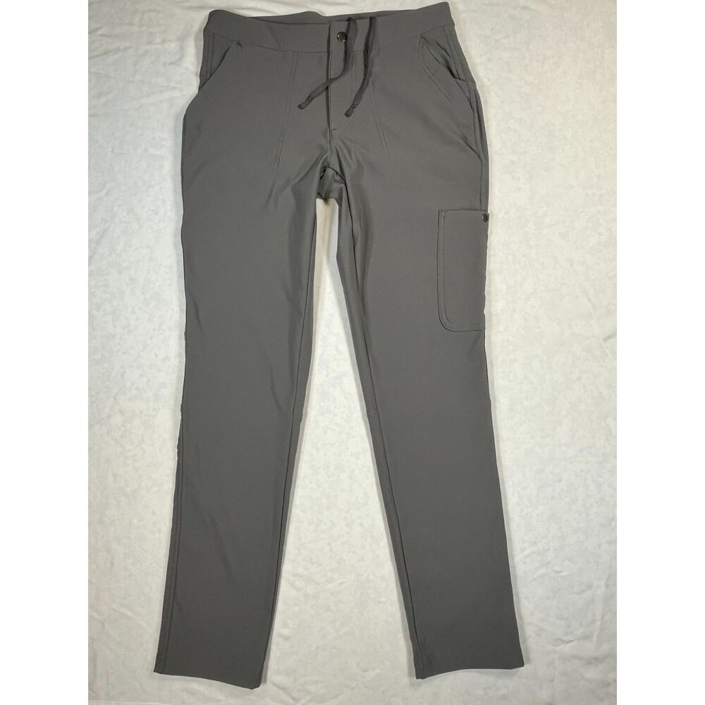 Columbia Women’s PFG Gray Fleece Lined Cargo Hiking Pants Size 8 Omni-Shield